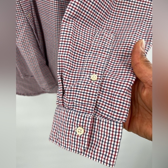 Ralph Lauren red black button down shirt size XL - Picture 3 of 6